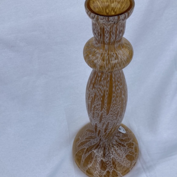 Vintage Azzurra Maestri Vetrai Italian Smoky Leopard Vase 13” - Picture 3 of 5